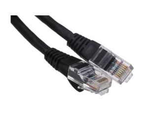 Kabel kat. 5e U/UTP Czarny 10m
