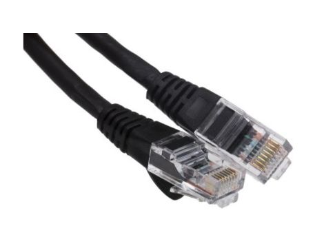 Kabel kat. 5e U/UTP Czarny 10m