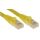 Kabel kategorii 6, Żółty, Wtyk RJ45/męski RJ45dł.: 2m, mat. koszulki: LSZH