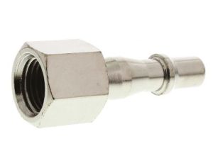 Szybkozłączka pneumatyczna, materiał Mosiądz, złącze G 1/4 żeńskie, RS PRO PLC 60, Rectus 19