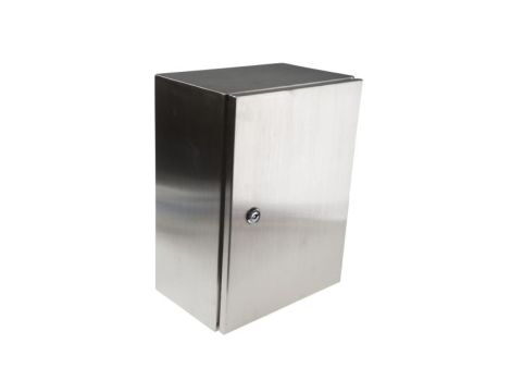 Szafka ścienna rozdzielcza, materiał: Stal nierdzewna typu 304, IP66, 300 x 400 x 200mm, RS PRO