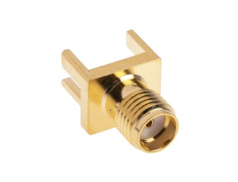 Złącze koncentryczne, 50, 0 to 18GHz, Żeński, Lutowane, Montaż na krawędzi