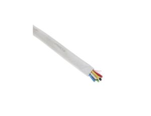 Wielożyłowy kabel do zabezpieczeń Nieekranowany, dł. 100m, 0,19 mm CSA, 1 A na żyłę, 50 V, 6-żyłowy, Ø 3.9mm,