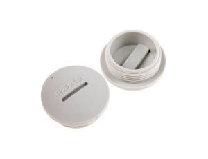 Zaślepka, Szary M25 x 1.5 Gwintowany, Nylon 66, Zaślepianie, 24.7mm 29.7mm RS PRO