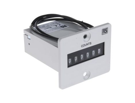 Licznik impulsów Cyfrowe 6-cyfrowy 220 V DC RS PRO