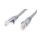 Kabel kategorii 6, Szary, Wtyk RJ45/męski RJ45dł.: 500mm, mat. koszulki: LSZH