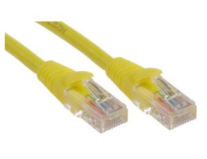 Kabel kat. 5e U/UTP Żółty 10m