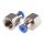 Adapter gwintowany prosty gwint – rura, 10 barów