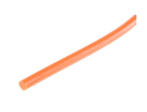 Zaokrąglony pas poliuretanowy, Pomarańczowy, śr.: 5mm, dł. 30m, obc.: 1.59kg