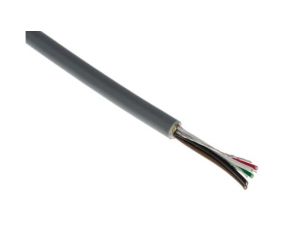 Wielożyłowy kabel przemysłowy Ekranowany 5 0,22 mm 1 A 300 V Polichlorek winylu PVC 4.95mm 500m RS PRO