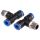 Adapter gwintowany teowy typu gwint – rura, 10 barów