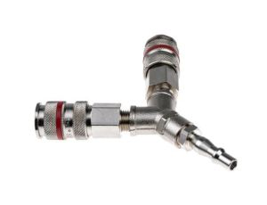 Pneumatic Y Threaded-to-Tube Adapter, seria: 19, 35 bar