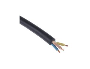 Wielożyłowy sieciowy kabel zasilający 3 Core CPE Sheath Czarny 6.8 → 7.2mm od , 300 V, 500 V