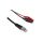 Zespół kabli koncentrycznych, 16 AWG, Czarny Male BNC Crocodile Clip 1.2m, RS PRO Z zakończeniem