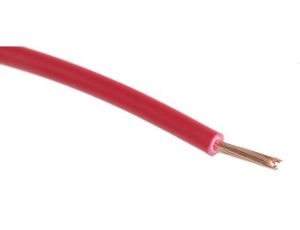 Przewód jednożyłowy linkowy, Przewód do urządzeń, 0,75 mm, 22/1,0 mm, 18 AWG, Poliolefina usieciowana EI5, 500 V,