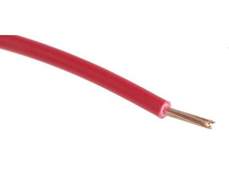 Przewód jednożyłowy linkowy, Przewód do urządzeń, 0,75 mm, 22/1,0 mm, 18 AWG, Poliolefina usieciowana EI5, 500 V,