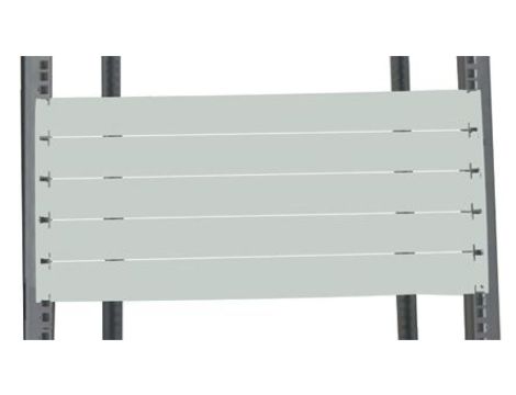 Panel zaślepiający do szafy RACK, 8U, 483 x 9mm, kolor: Szary, RS PRO