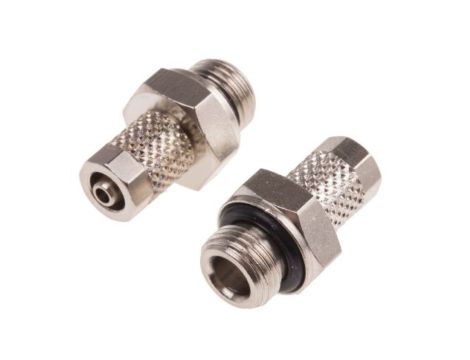 Adapter gwintowany prosty gwint – rura, 15 barów