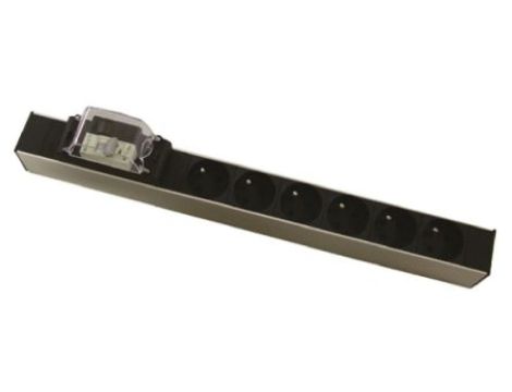 Przedłużacz 6-gniazd 230 V AC Typ E - gniazdo francuskie 2.5m 7553964