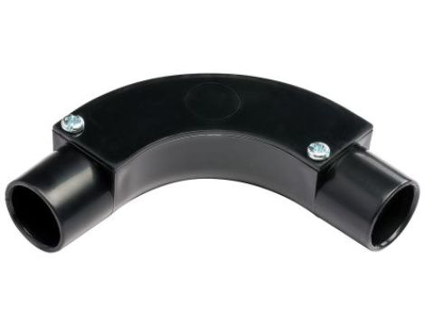 Złącze kątowe z wziernikiem inspekcyjnym, PVC 25 (Dia.)mm RS PRO