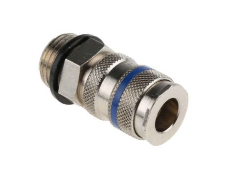 Szybkozłączka pneumatyczna, materiał Mosiądz, stal, złącze G 1/2 męskie, RS PRO CEJN 320, JWL 520, JWL 530, Parker PEF,