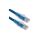 Kabel kategorii 6, Niebieski, Wtyk RJ45/męski RJ45dł.: 3m, mat. koszulki: PVC