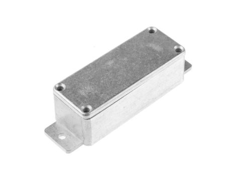 Obudowa ekranowana Srebrny z kołnierzem, 113.9 x 35.1 x 30mm, RS PRO