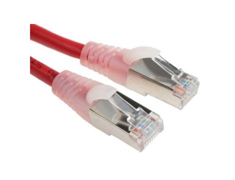 Kabel kat. 5e F/UTP Czerwony 10m