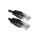 Kabel kat. 5e UTP Czarny 25m