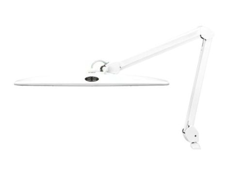 Lampa biurkowa 21 W 230 V, z regulowanym ramieniem, ze źródłem, RS PRO