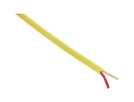 Przewód termoparowy K, -75 → +260 C., dł. 100m, izolacja: Teflon PFA, 7-żyłowy, RS PRO
