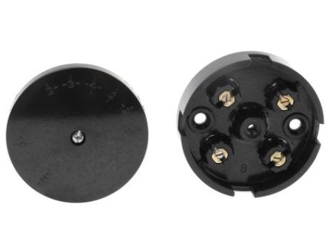 Puszka elektroinstalacyjna, IP 2X, kolor Czarny, RS PRO