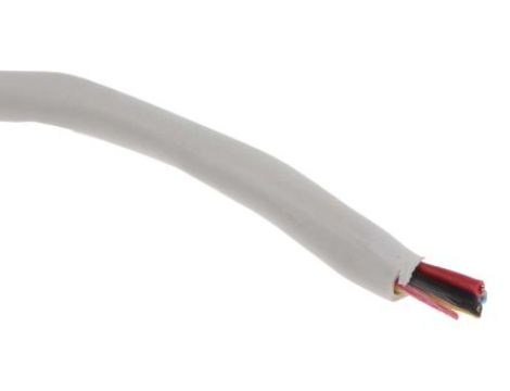 Wielożyłowy kabel do zabezpieczeń Nieekranowany, dł. 100m, 1 A na żyłę, 50 V, 4-żyłowy, Ø 3.5mm, izolacja: Polichlorek