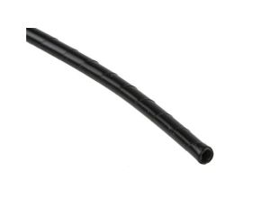Opaska spiralna, Ø , Ø Maximum of 3mm, -50 → +50 C, materiał: Polietylen, kolor: Czarny, RS PRO