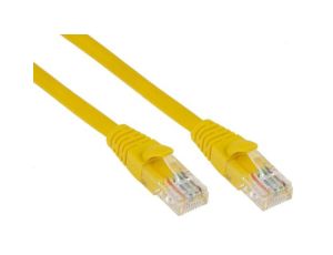 Kabel kat. 5e U/UTP Żółty 3m