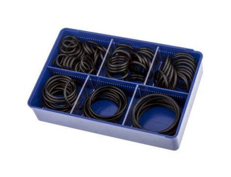 Zestaw calowych oringów do kołnierzy SAE Nitryl, Kit Contents 125 szt. RS PRO