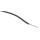 Przewód jednożyłowy linkowy, Przewód instalacyjny, 0,13 mm, 7/0,16 mm, 26 AWG, XLPE, 300 V, Czarny, dł. 100m, RS PRO