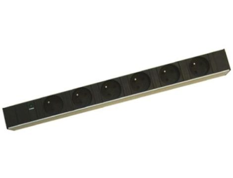 Przedłużacz 6-gniazd 230 V AC Typ E 2.5m 7553974