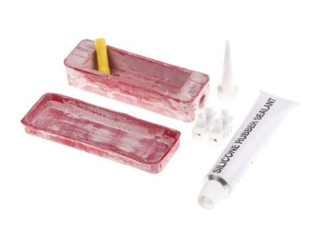 Zestaw muf formowanych grzewczych 130 x 75 x 130mm, RS PRO