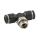 Adapter gwintowany teowy typu gwint – rura, seria: 55000, 20 barów