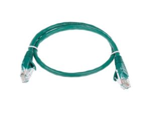 Kabel kat. 5e U/UTP Zielony 500mm