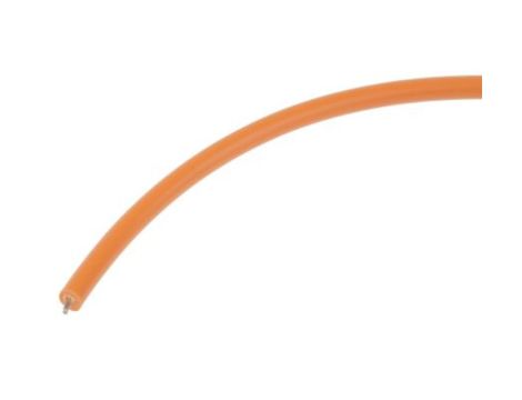 Przewód jednożyłowy linkowy, Przewód instalacyjny, 0,33 mm, 7/0,12 mm, 22 AWG, MPPE, 600 V, Pomarańczowy, dł. 100m, RS