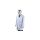 Fartuch laboratoryjny, Unisex, Biały, rozmiar: M, Antyelektrostatyczny, Przycisk, Bawełna, poliester, 3, Wielorazowe