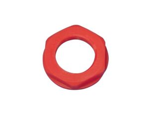 Nakrętka do dławnic kablowych, M25, IP68, kolor: Czerwony, materiał: Nylon 66, RS PRO