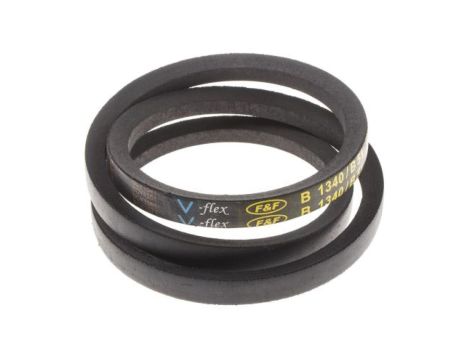 Pas napędowy, profil B, materiał: PET, guma, 17mm x 11mm x 1.3m, RS PRO