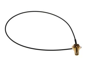 Kabel koncentryczny, RF, Czarny Gniazdo SMA Żeńskie U.FL 300mm, RS PRO Z zakończeniem