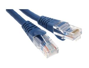 Kabel kat. 5e U/UTP Niebieski 500mm