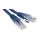 Kabel kat. 5e U/UTP Niebieski 500mm