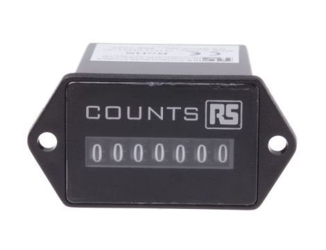 Licznik impulsów Cyfrowe 7-cyfrowy 24 V DC RS PRO