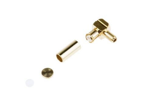 Złącze koncentryczne, 50, 0 to 6GHz, Męski, Połączenie zagniatane, Montaż na kablu